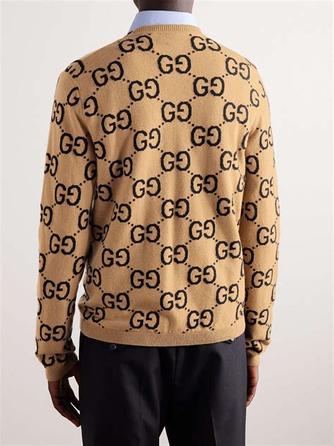 gucci jim crow sweater|gucci jacquard wool boucle.